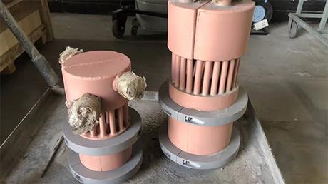 坩鍋-噴砂除銹加工后